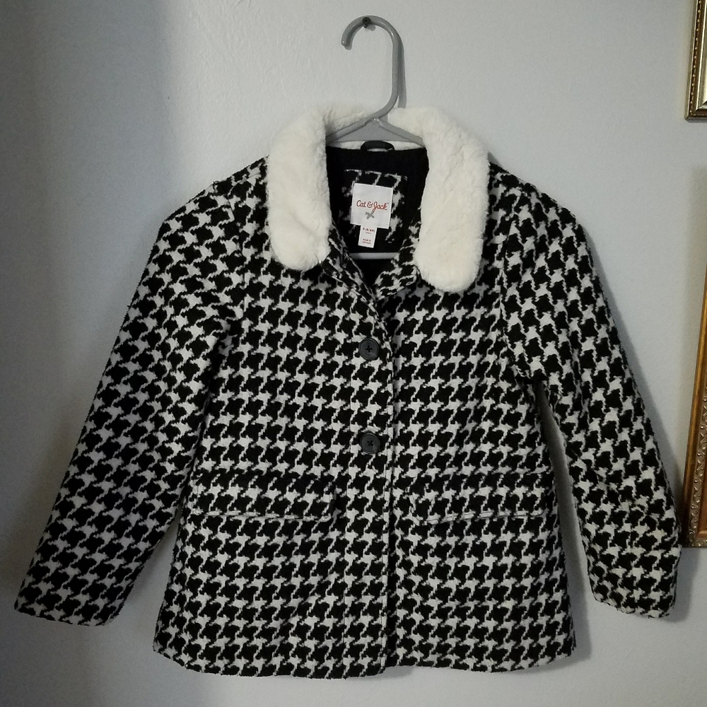 Cat & Jack Girl's Houndstoorh Jacket, Size 6-6x